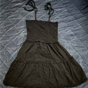 GB Girls Black Textured Dress